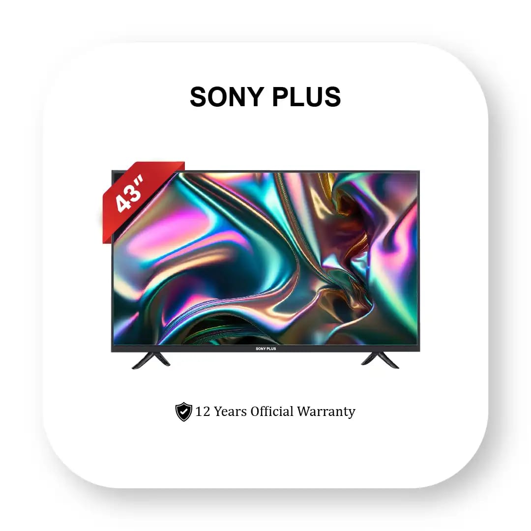Sony Plus 43 Inch Frameless Smart Android LED TV